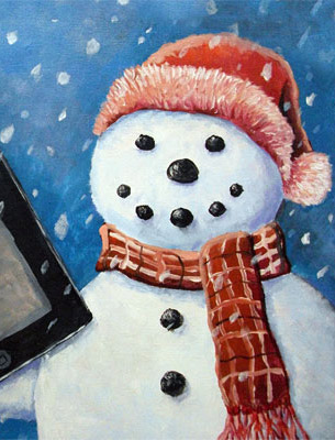 iPad Snowman